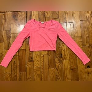 Forever 21 Long Sleeve Crop Top